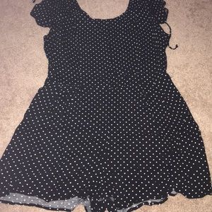 Polka dot romper